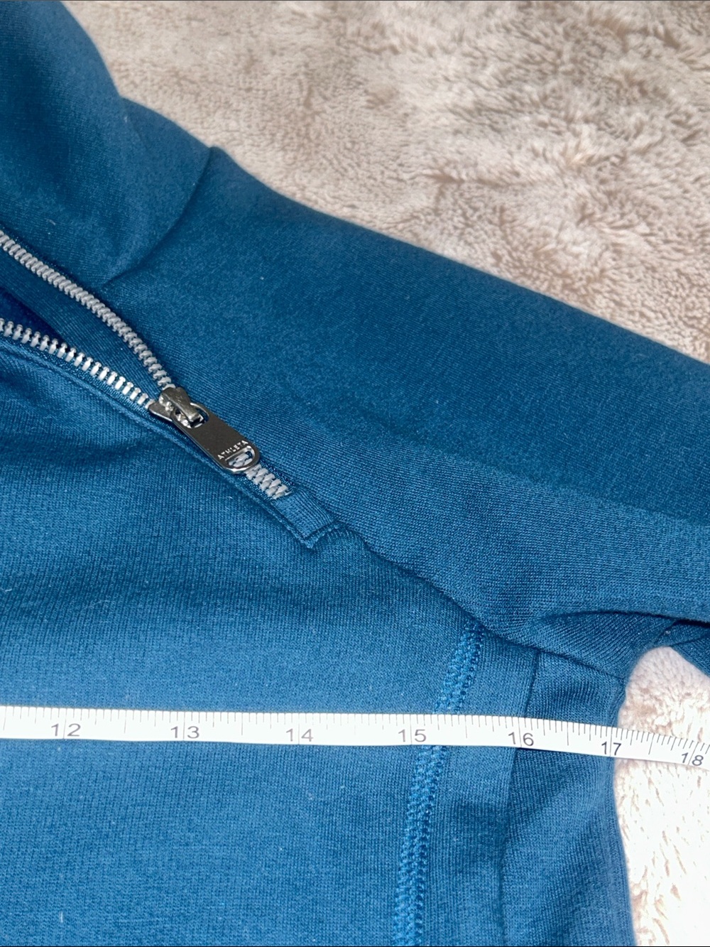 Athleta Cozy Karma Asymmetrical Zip Pullover - Picture 6 of 9